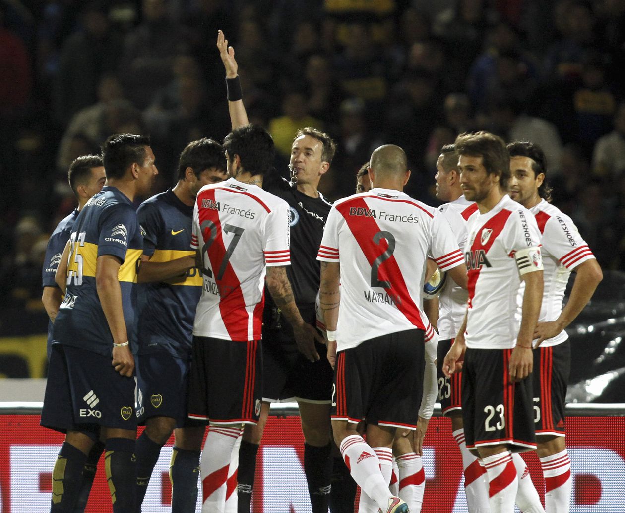 Boca-River en el estadio Kempes en 2015.&nbsp;