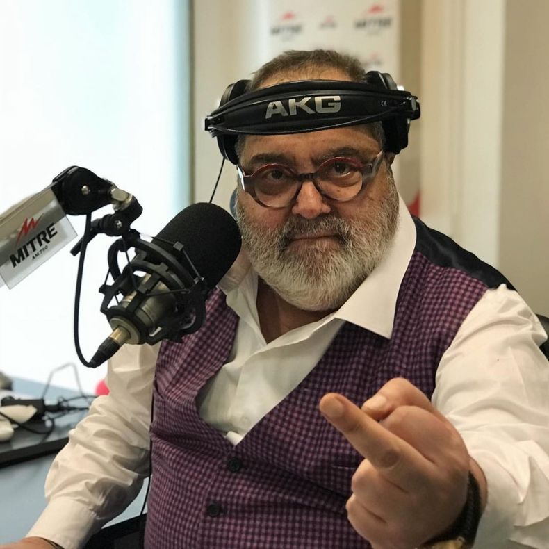 Fuck you!, el gesto preferido de Jorge Lanata.