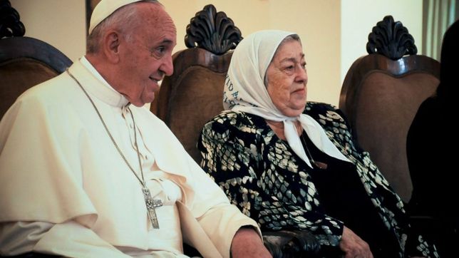 el papa despidio a hebe: mantuvo viva la verdad, la memoria y la justicia