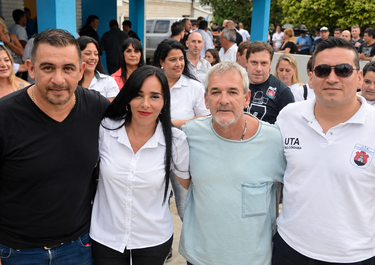 Luis Arcando (exinterventor de UTA Córdoba, Carla Esteban, Jorge Kiener y Pablo Farías