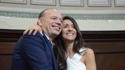 Sergio Berni y Agustina Propato