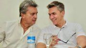 El gobernador de Chaco, Leandro Zdero, junto al senador Víctor Zimmermann, pata clave en el acuerdo con La Libertad Avanza.
