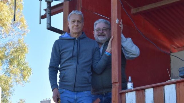 bahia blanca: futbol y reencuentro entre lopes y larraburu