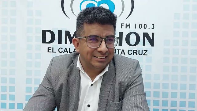 Jairo Guzmán, cuestionado presidente de LLA en Santa Cruz.