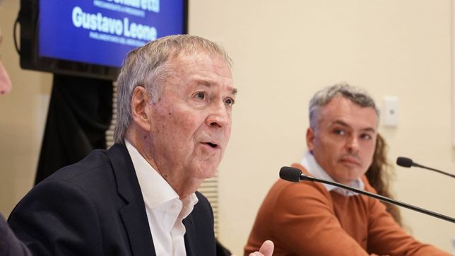 Juan Schiaretti y Esteban Paulón, candidato a diputado por Santa Fe.