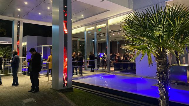 Salón Vonharv, donde La Libertad Avanza montó el búnker.