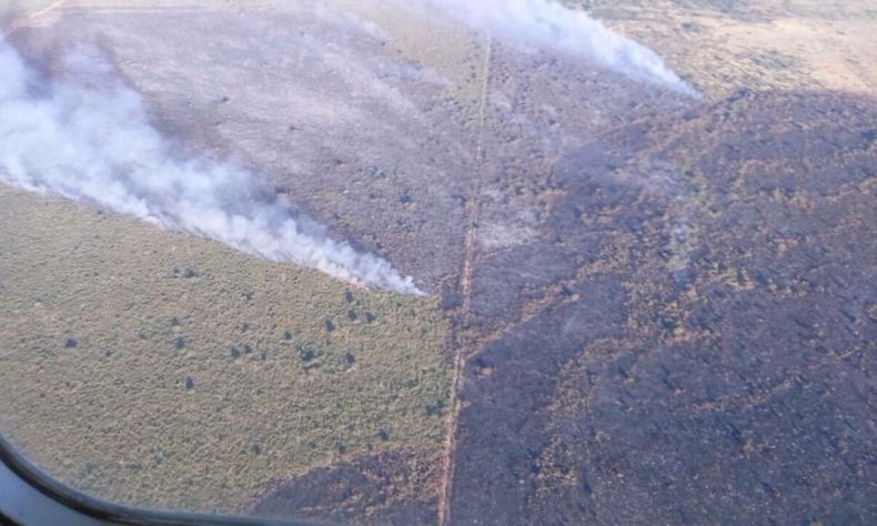 Incendio Río Negro y La Pampa