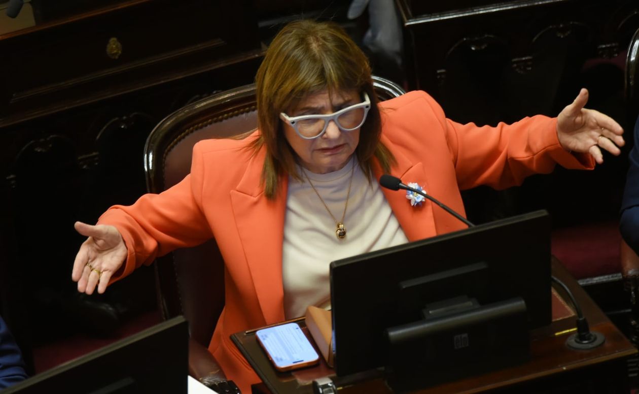 Patricia Bullrich, en el debate de la reforma laboral.&nbsp;