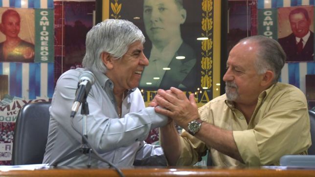 moyano cargo contra los gordos y ahondo las diferencias: ?son oficialistas?