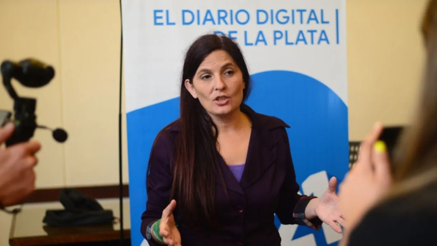 Luana Simioni, primera candidata a concejal de La Plata, la Octava sección electoral de Buenos Aires.