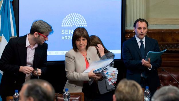 Patricia Bullrich, jefa de La Libertad Avanza en el Senado. Patricia Bullrich, jefa de La Libertad Avanza en el Senado.