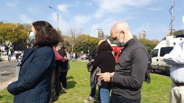 larreta, con tres desayunos, miles de mensajes y la cabala de racing