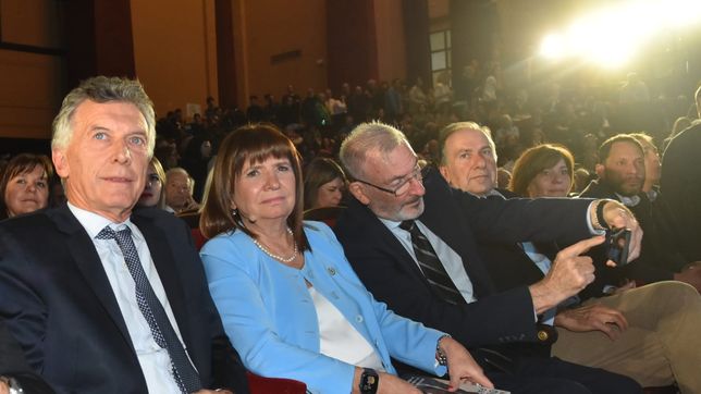 Mauricio Macri en la presentación del libro de Patricia Bullrich (Crédito: Pablo Cuarterolo)&nbsp;