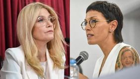 Verónica Magario y Mayra Mendoza