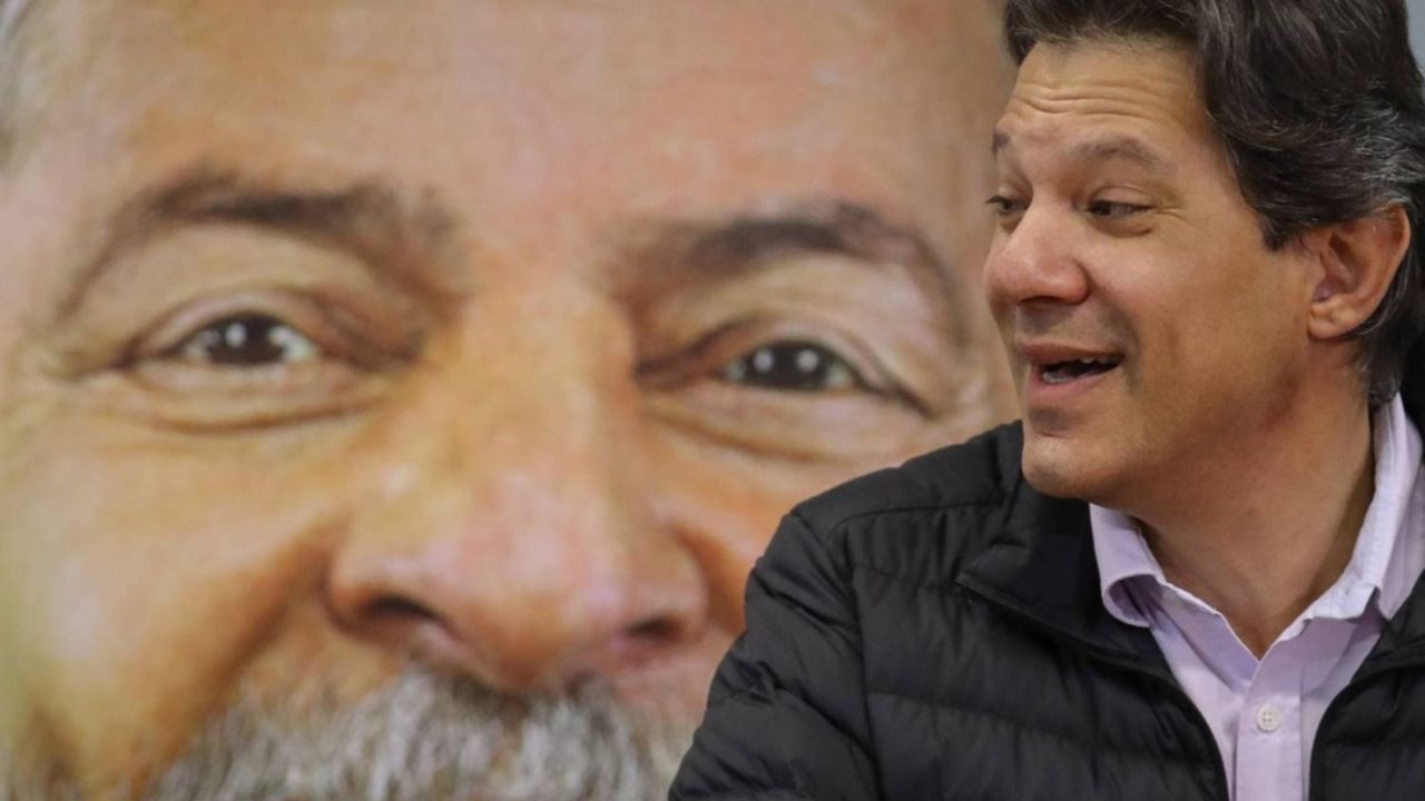 Haddad sigue en alza y ahora se acerca a Bolsonaro