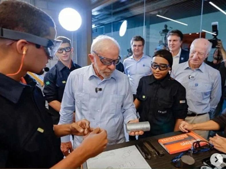 Lula da Silva y Paolo Rocca.