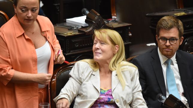 Margarita Stolbizer, diputada de HCF. Autora de un proyecto para juzgar en ausencia, que se aplicaría en el caso  AMIA. 