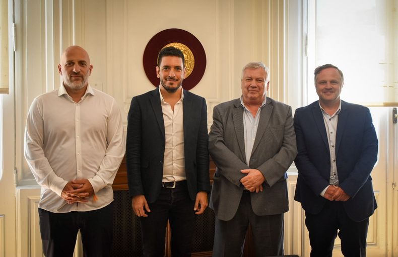 Marcos Ferrer junto a Emiliano Yacobitti, vicerector de la UBA. Sintonía y estructura política, en clave Evolución.