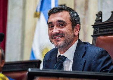 El senador Agustín Coto, de Tierra del Fuego, marca identidad propia en La Libertad Avanza.