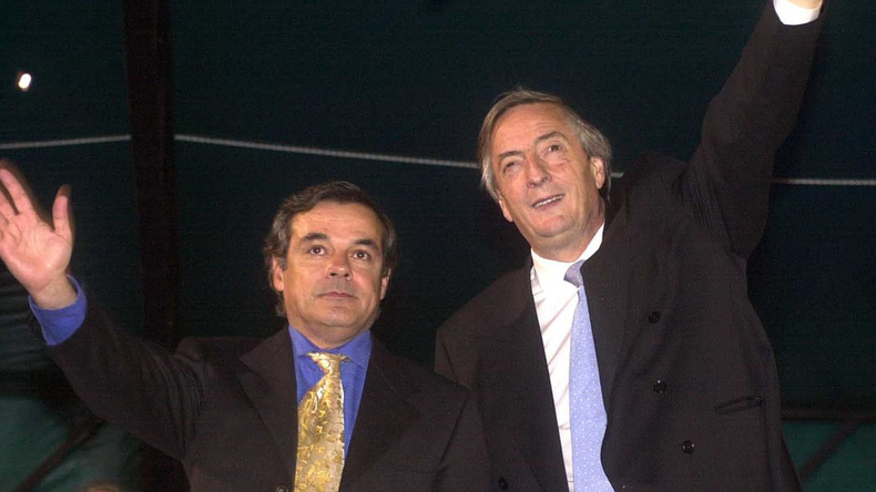 Carlos Rovira y Néstor Kirchner.