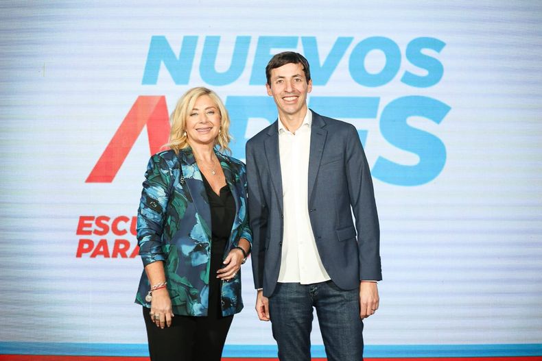 Gabriela Azcoitia y Ariel Martínez Bordaisco. El secrtor de Maximiliano Abad en Nuevos Aires.