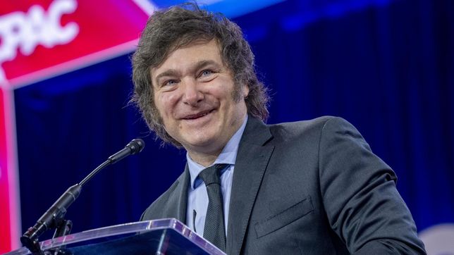 Javier Milei en la segunda Conferencia de Acción Política Conservadora (CPAC).