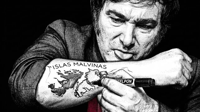 Javier Milei malvinero no convence: seis de cada diez personas atribuyen su giro a una conveniencia política