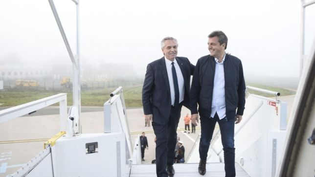 un presidenciable en la comitiva presidencial