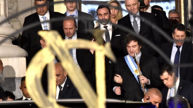 Javier Milei en el Congreso.