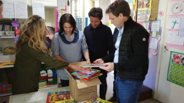 doble discurso: vidal asistio una escuela y dos meses despues la cerro