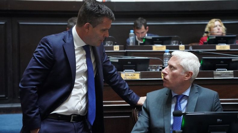 Agustín Forchieri y Gustavo Coria, del bloque PRO en Diputados.