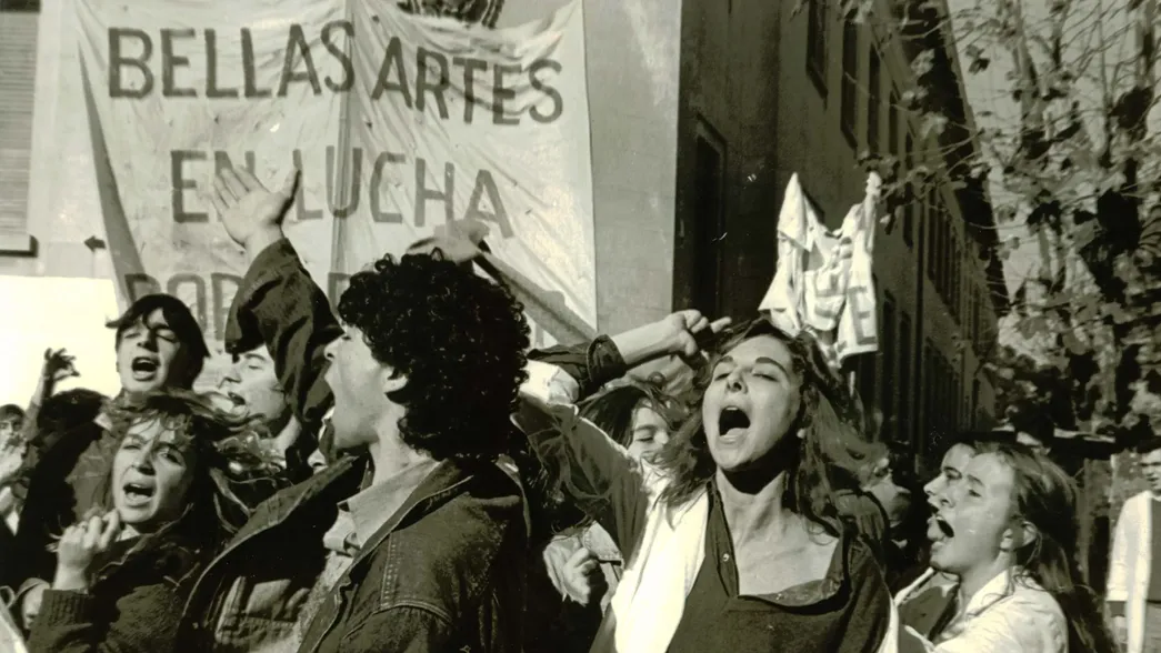 Escena de la película La Noche de los Lápices (1986).