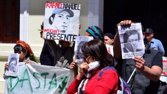 marchan por rafael nahuel y el gobierno refuerza la ofensiva contra la ram