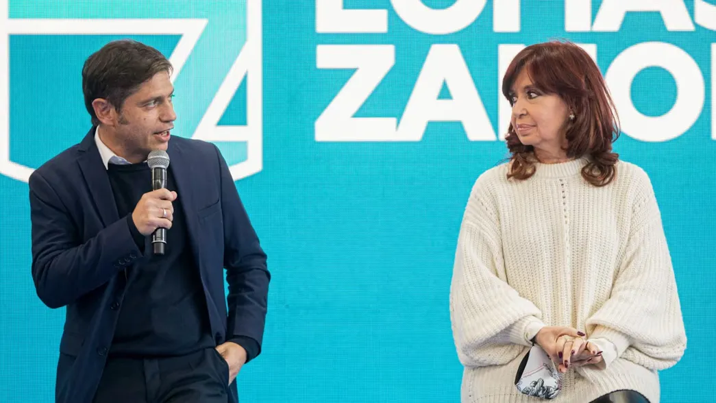 Axel Kicillof y Cristina Kirchner.