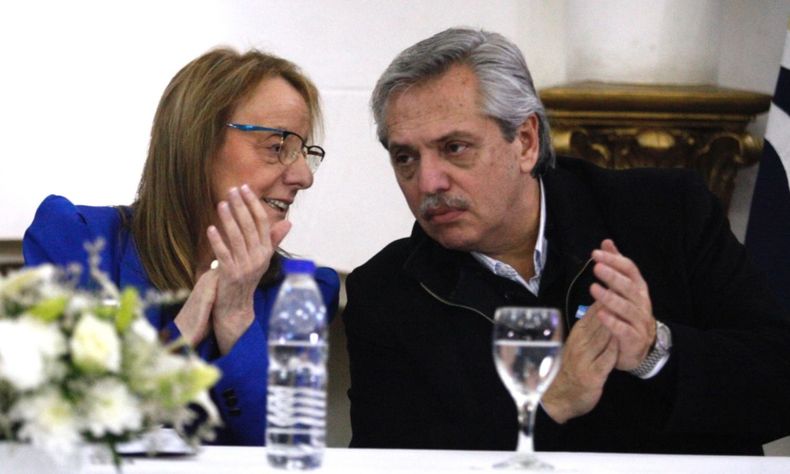 Alicia Kirchner y Alberto Fernández