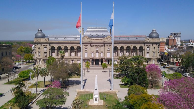 La Casa Gris, sede del gobierno de Santa Fe.