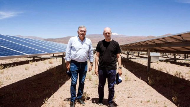 Gerardo Morales y Horacio Rodríguez Larreta. 
