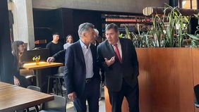 Mauricio Macri con Guillermo Montenegro en Mar del Plata