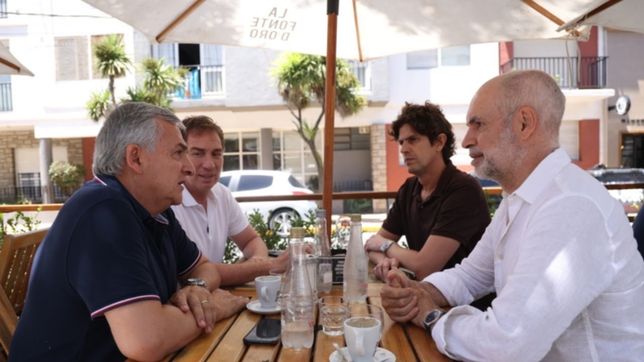 mesa para cuatro: larreta sumo a la dupla morales-lousteau a su book de fotos 2023