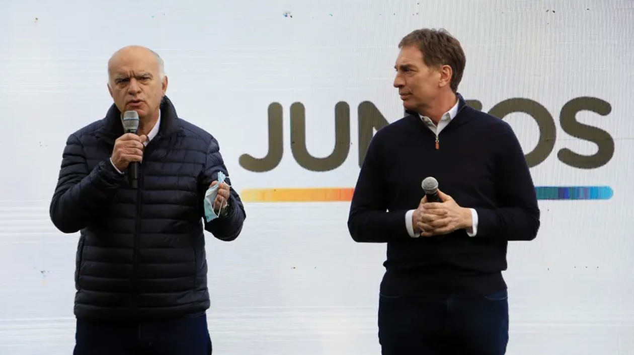 Néstor Grindetti y Diego Santilli.