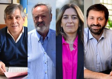 Julio Zamora, Jorge Britos, Joaquín de la Torre, Danya Tavela y Pablo Juliano.