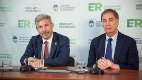 Rogelio Frigerio recibió este jueves en Entre Ríos a Diego Santilli.