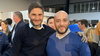 Sergio Checho Basile junto al gobernador de Santa Fe, Maximiliano Pullaro.