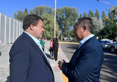 Rolando Figueroa y Alberto Weretilneck. La Patagonia está en alerta.