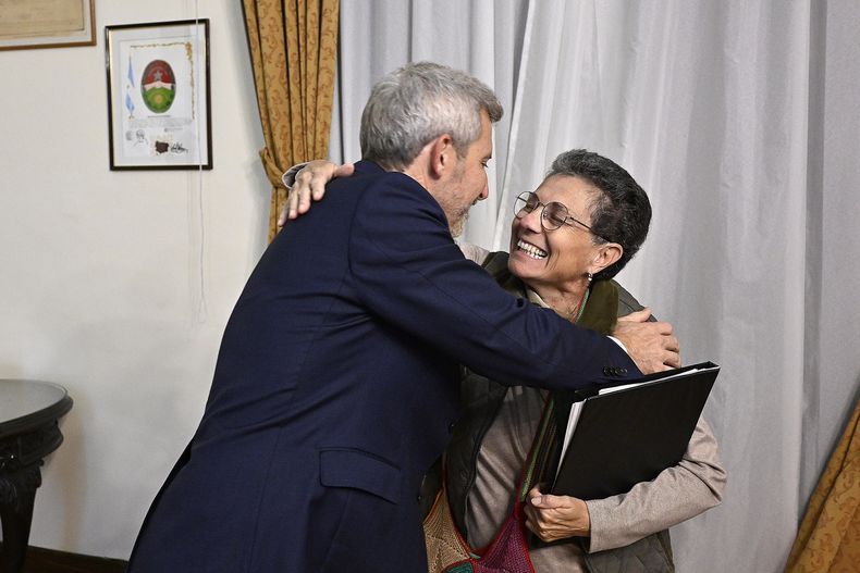 Rogelio Frigerio recibi&oacute; esta semana a la intendenta de Federal, Alicia Oviedo.