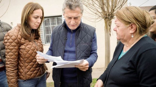 entre cuadernos y turbulencia, macri volvio al timbreo de la mano de vidal