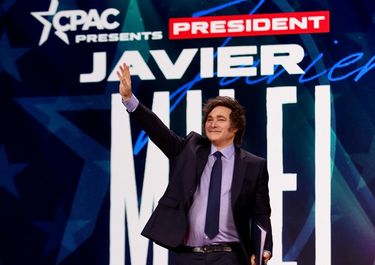 Javier Milei en la CPAC.&nbsp;