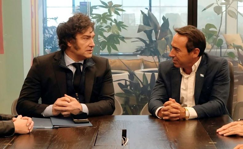 Javier Milei y Marcos Galperin Javier Milei y Marcos Galperin