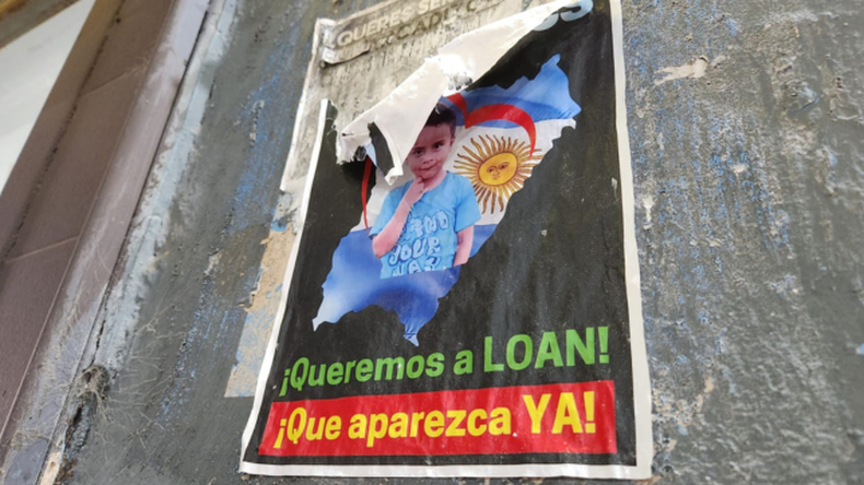 La carteler&iacute;a electoral convive con el pedido de Justicia por la desaparici&oacute;n de Loan Pe&ntilde;a.