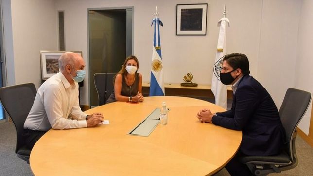 clases presenciales: en el fdt salen al cruce de larreta y se reaviva la polemica